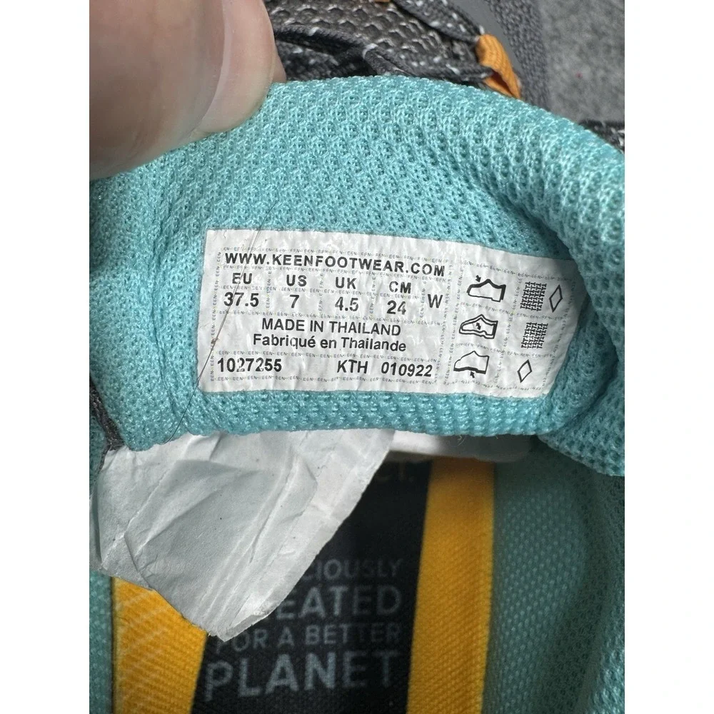 Keen Terradora Speed Hiking Shoes Sneaker  Steel/Panema Women's Size‎ 7 EU37.5